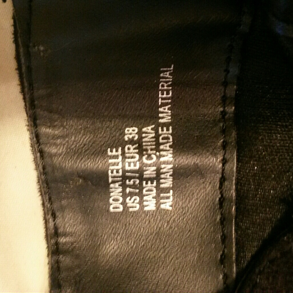 JustFab Donatelle knee high black boots - Picture 4 of 4